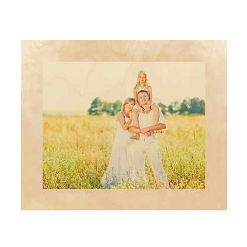 11x14 H Wood Print Broder