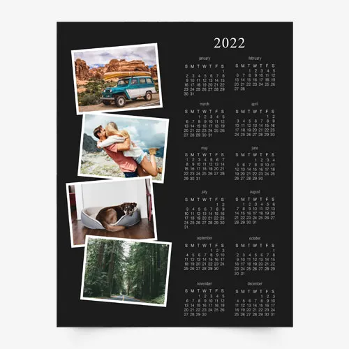 8½x11" Magnetic Calendar