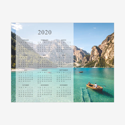11x8½" Magnetic Calendar