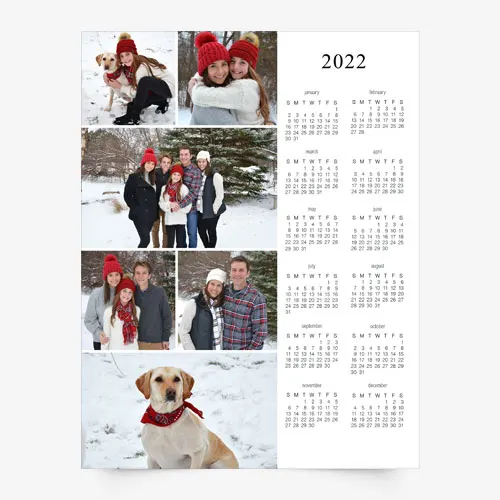 8½x11" Magnetic Calendar